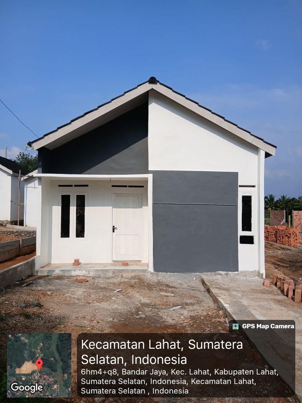 foto tampak rumah tipe 36/91 perumahan RIONA RESIDENCE