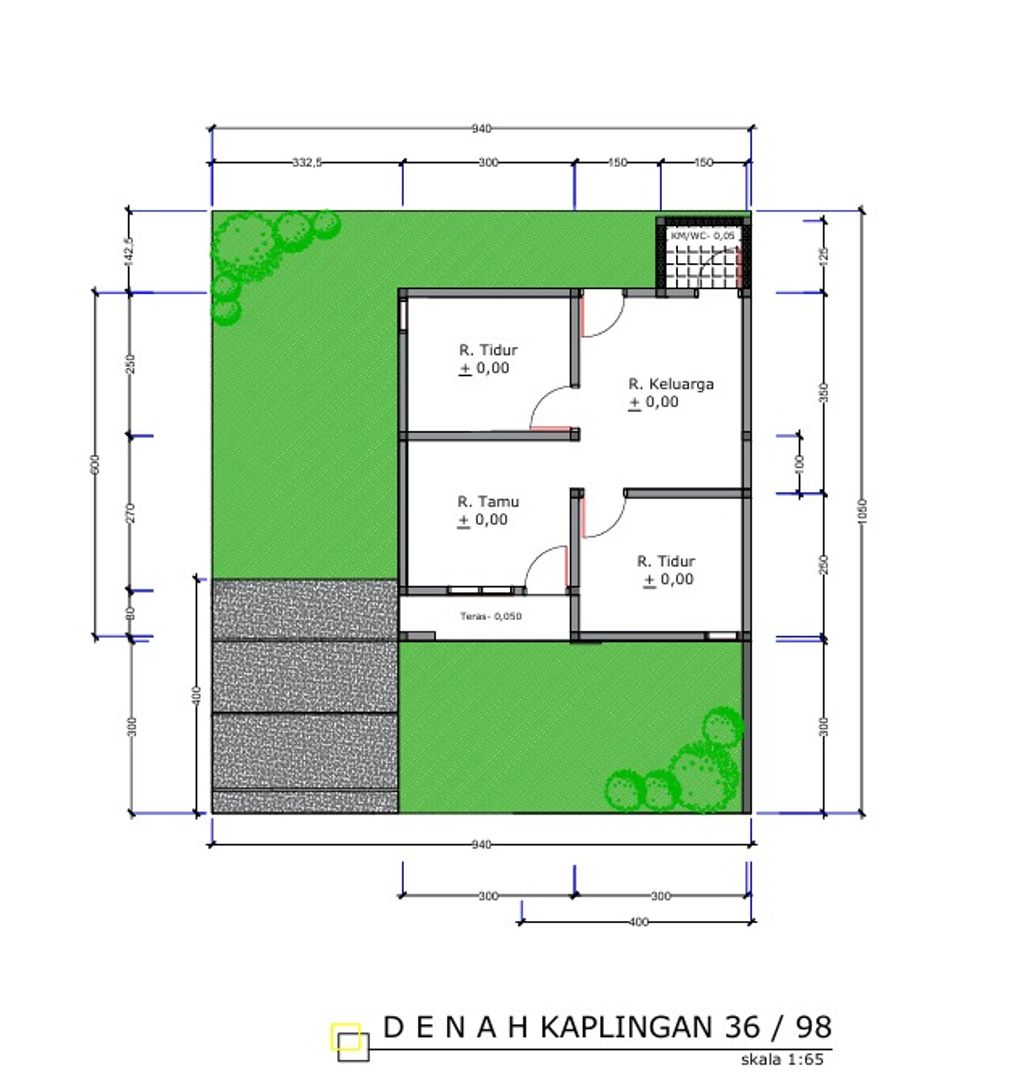foto denah rumah tipe JEVALAND KALUKUBULA 2 perumahan JEVALAND KALUKUBULA 2