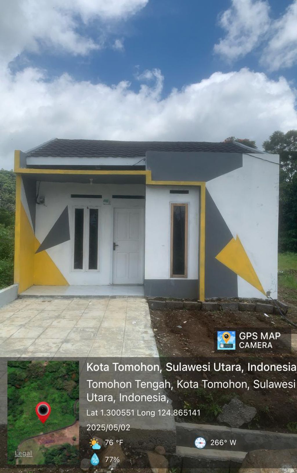 foto tampak rumah tipe 36 (subsidi) perumahan VILLA RIZKY KASUANG