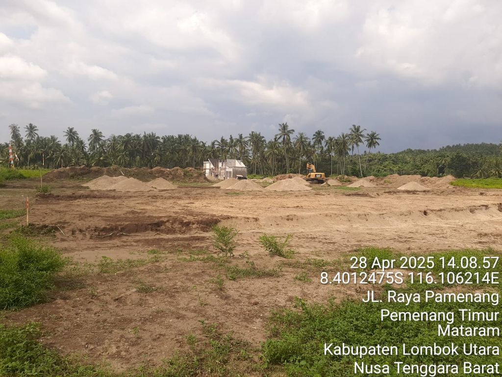 foto posisi tengah perumahan MUTIARA HALIM RESIDENCE