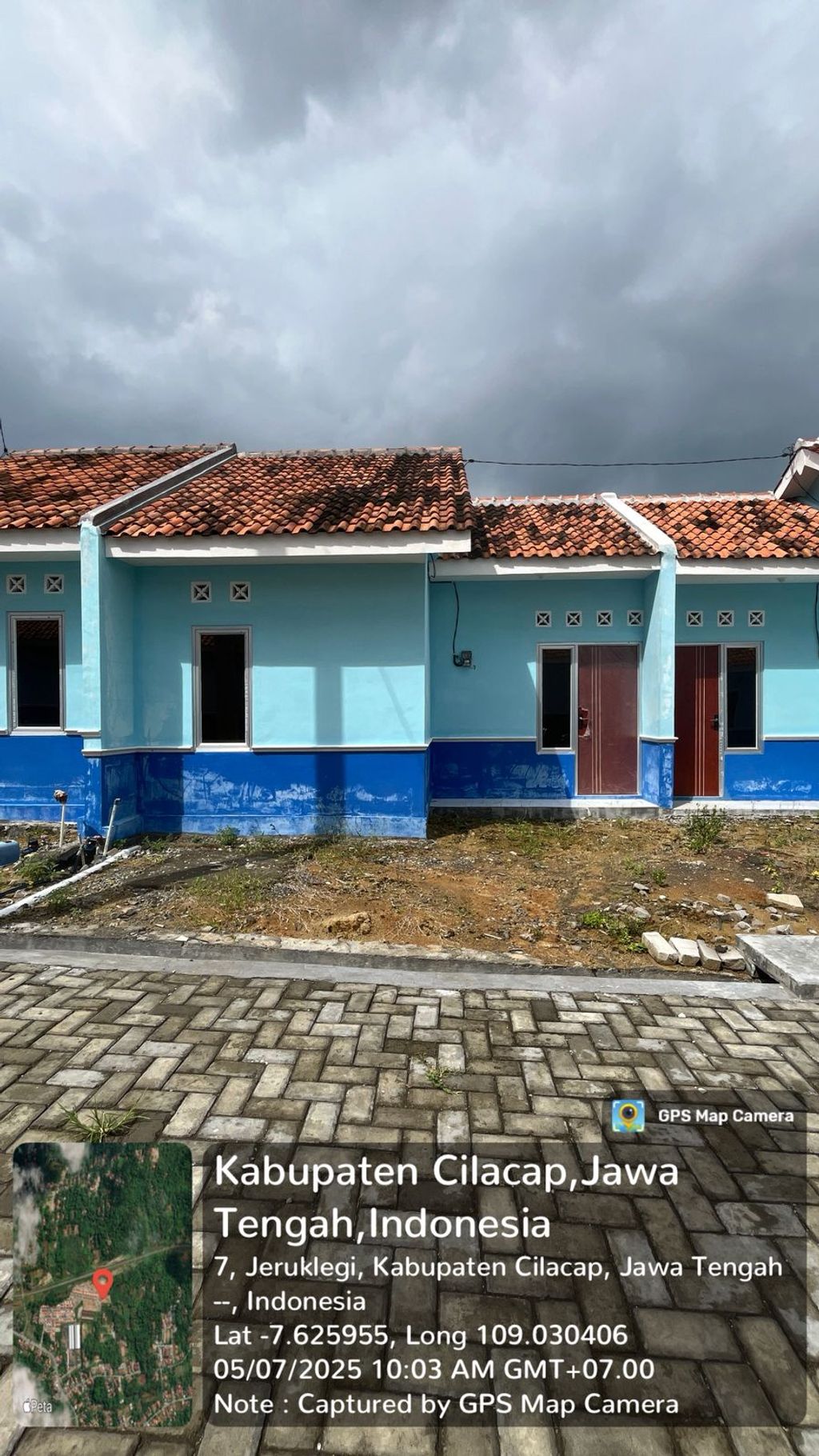 foto tampak rumah tipe 30/60 BLOK E NO 77 perumahan GRAND MAHKOTA SULTAN 4