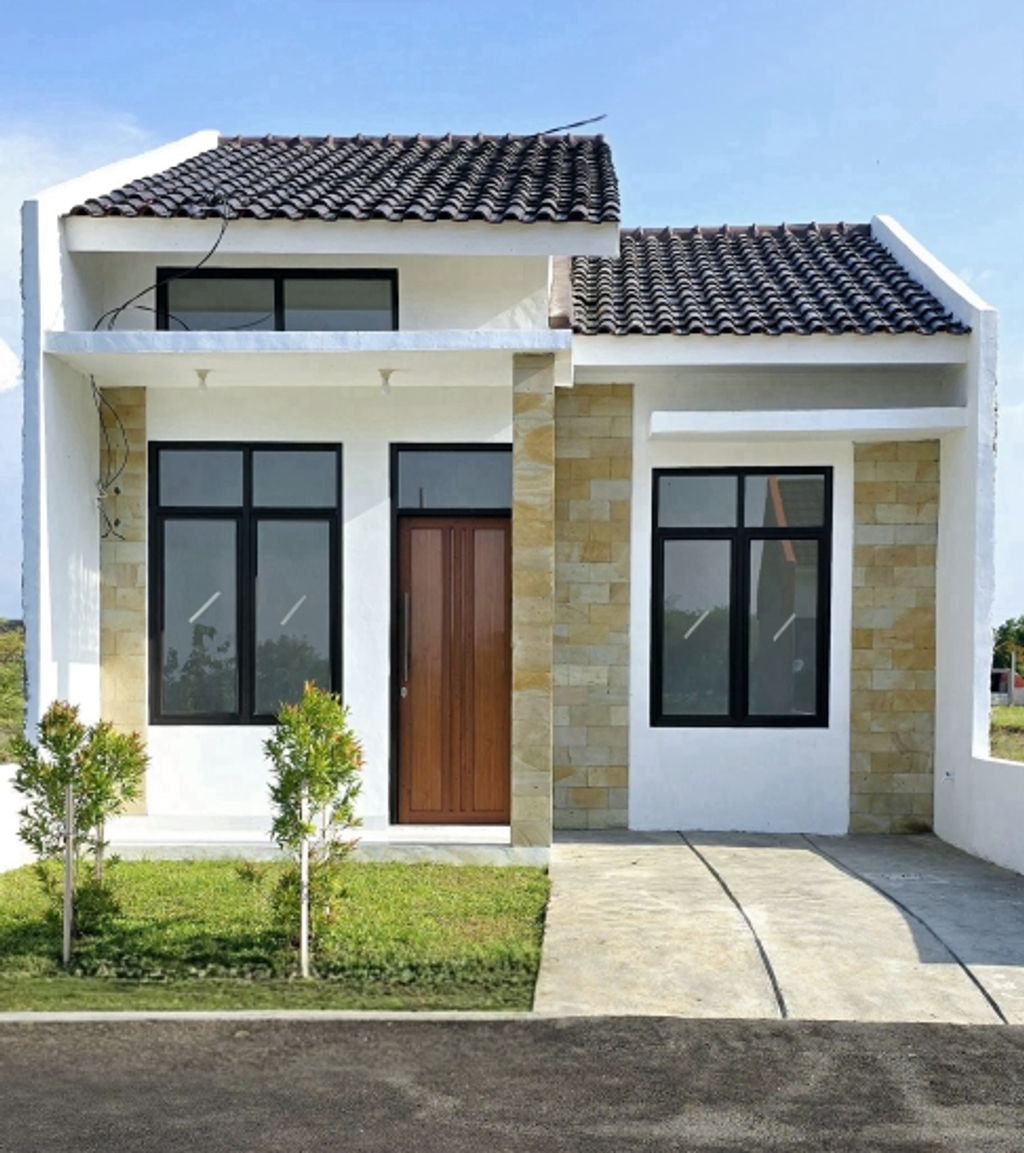 foto tampak rumah tipe 36/72 perumahan ALMIRA LAND JATIWANGI