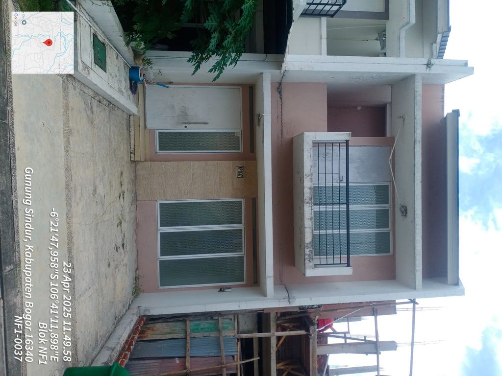 foto tampak rumah tipe NF I - 37 perumahan SERPONG NATURA CITY
