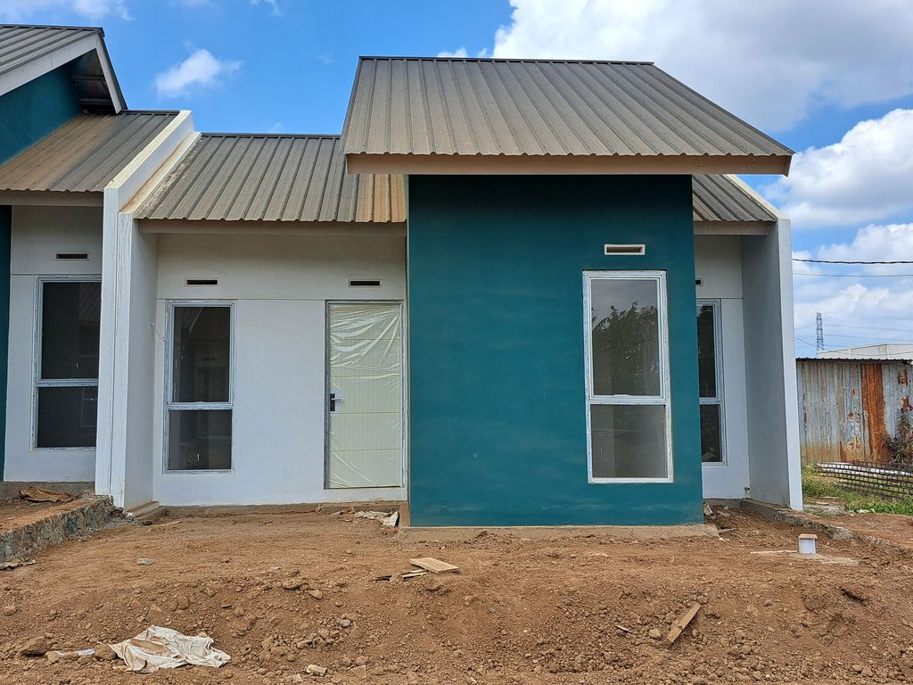 foto tampak rumah tipe 30 perumahan GARDENIA RAYA 6