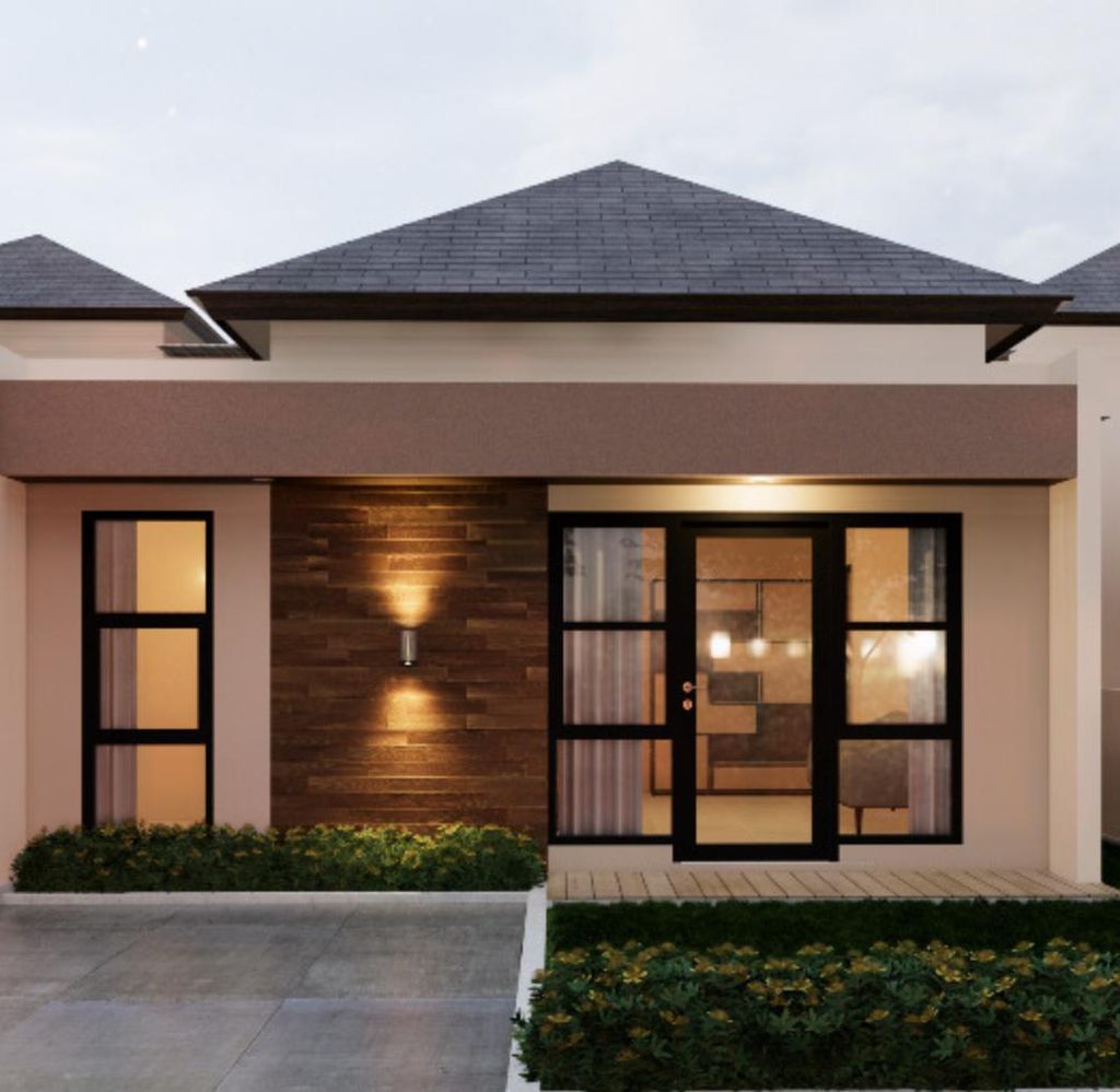 foto denah rumah tipe Edelweis perumahan ROYAL HILL RESIDENCE
