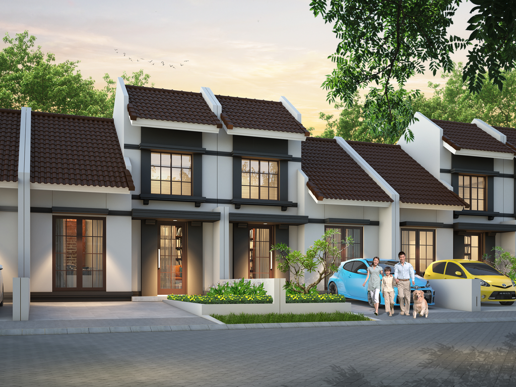 foto tampak rumah tipe EMERALD perumahan PERUMAHAN TAMAN ANGGUN SEJAHTERA 11