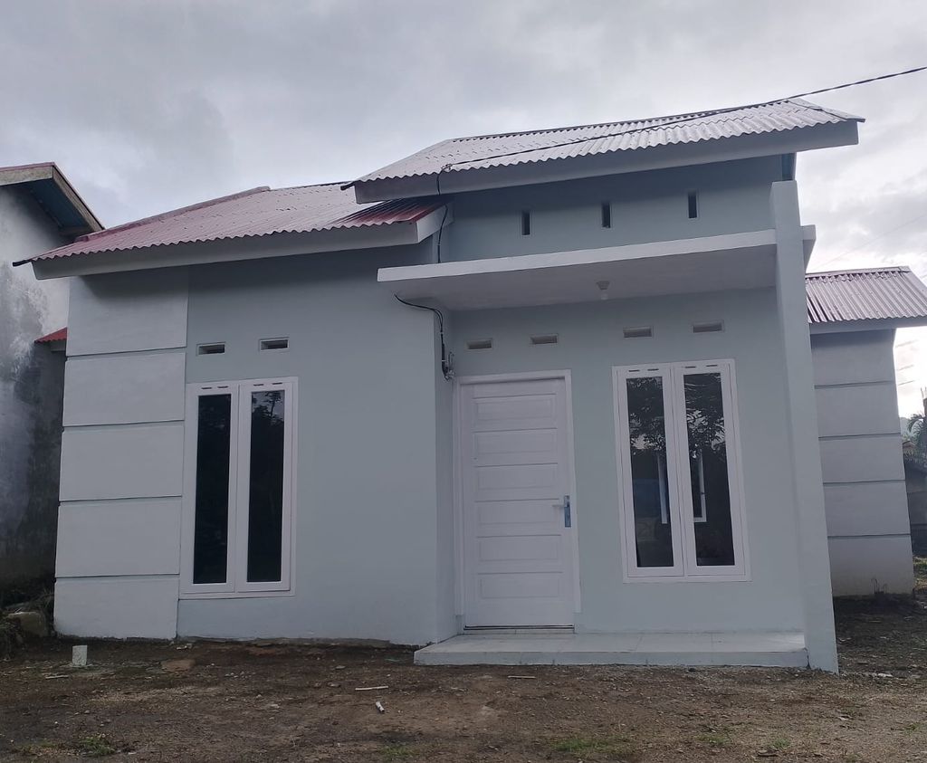 foto tampak rumah tipe 36 perumahan TIMBARAU GARDEN