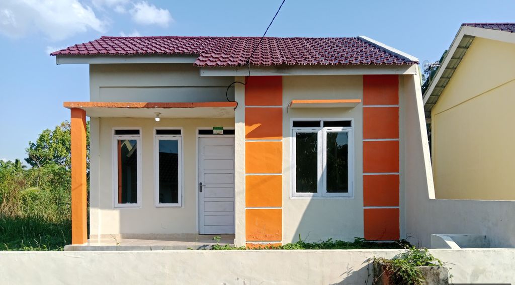 foto tampak rumah tipe 36/108 perumahan PASIR PUTIH HARMONI TAHAP 2