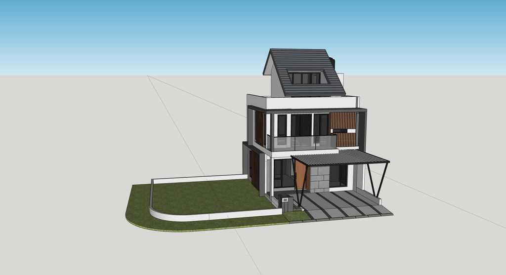 foto tampak rumah tipe Jura B Lite Corner perumahan Metland Menteng