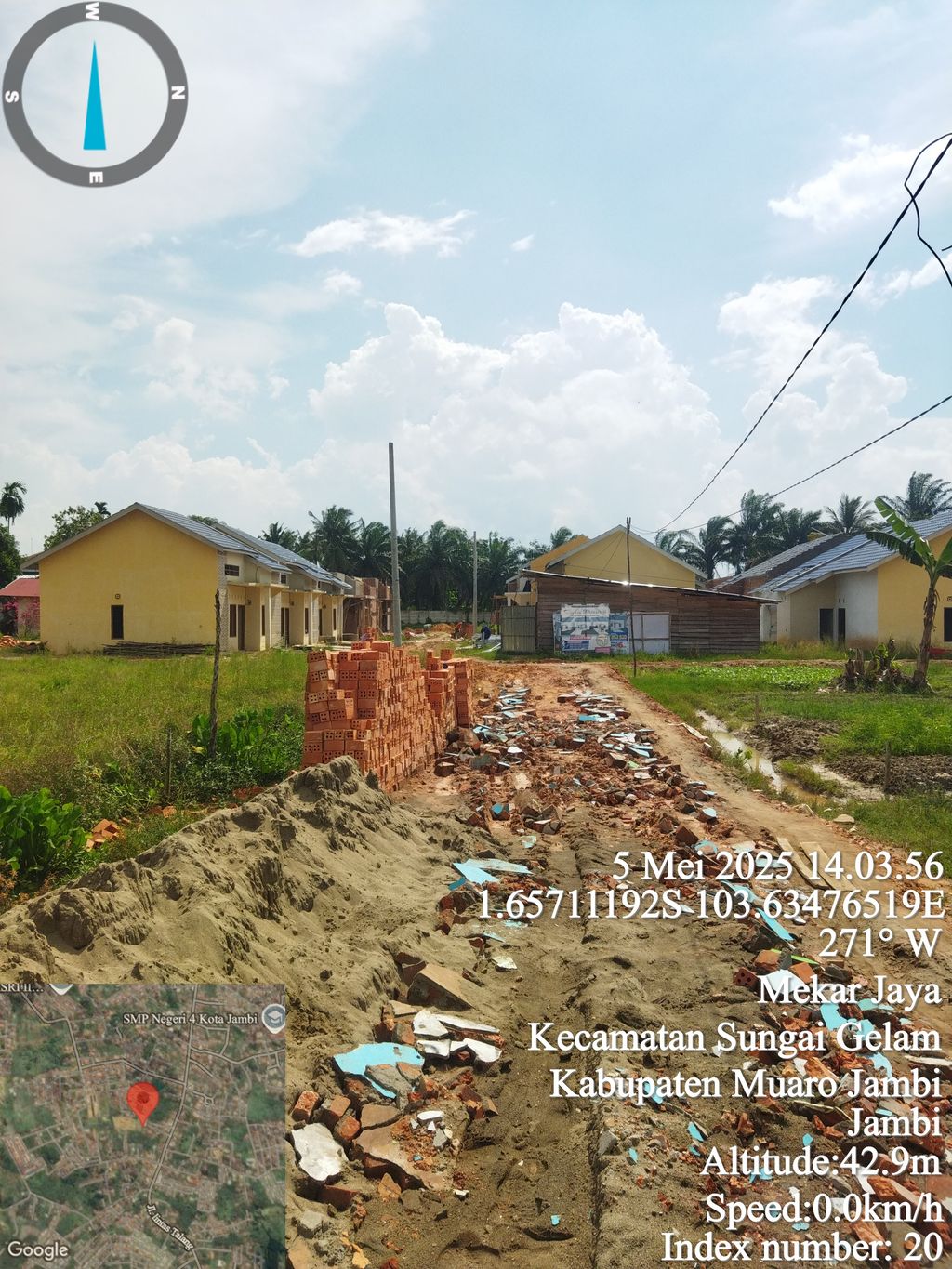 foto posisi tengah perumahan GRIYA MANDIRI