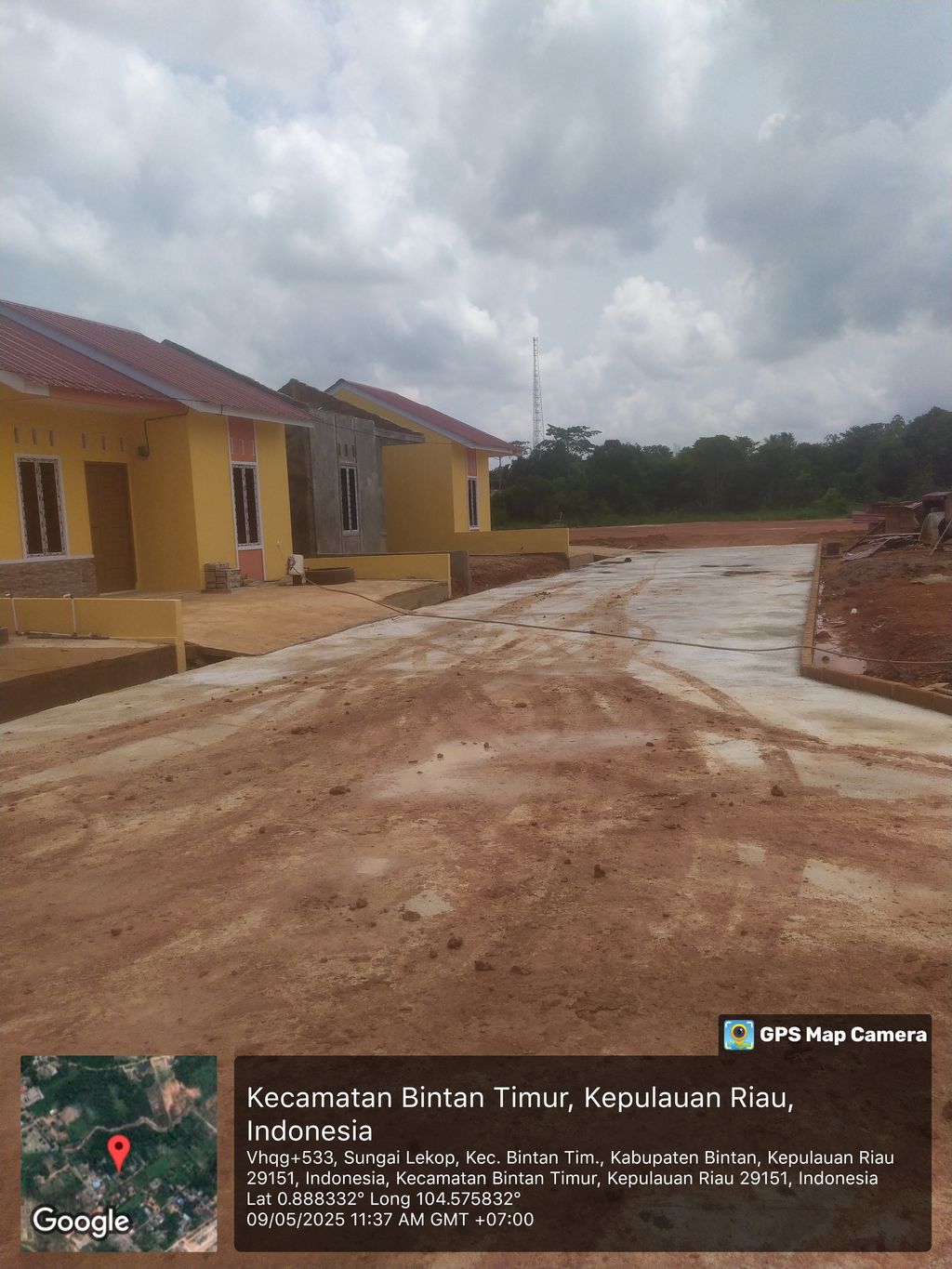foto posisi tengah perumahan PERUMAHAN NUSANTARA RESIDENCE