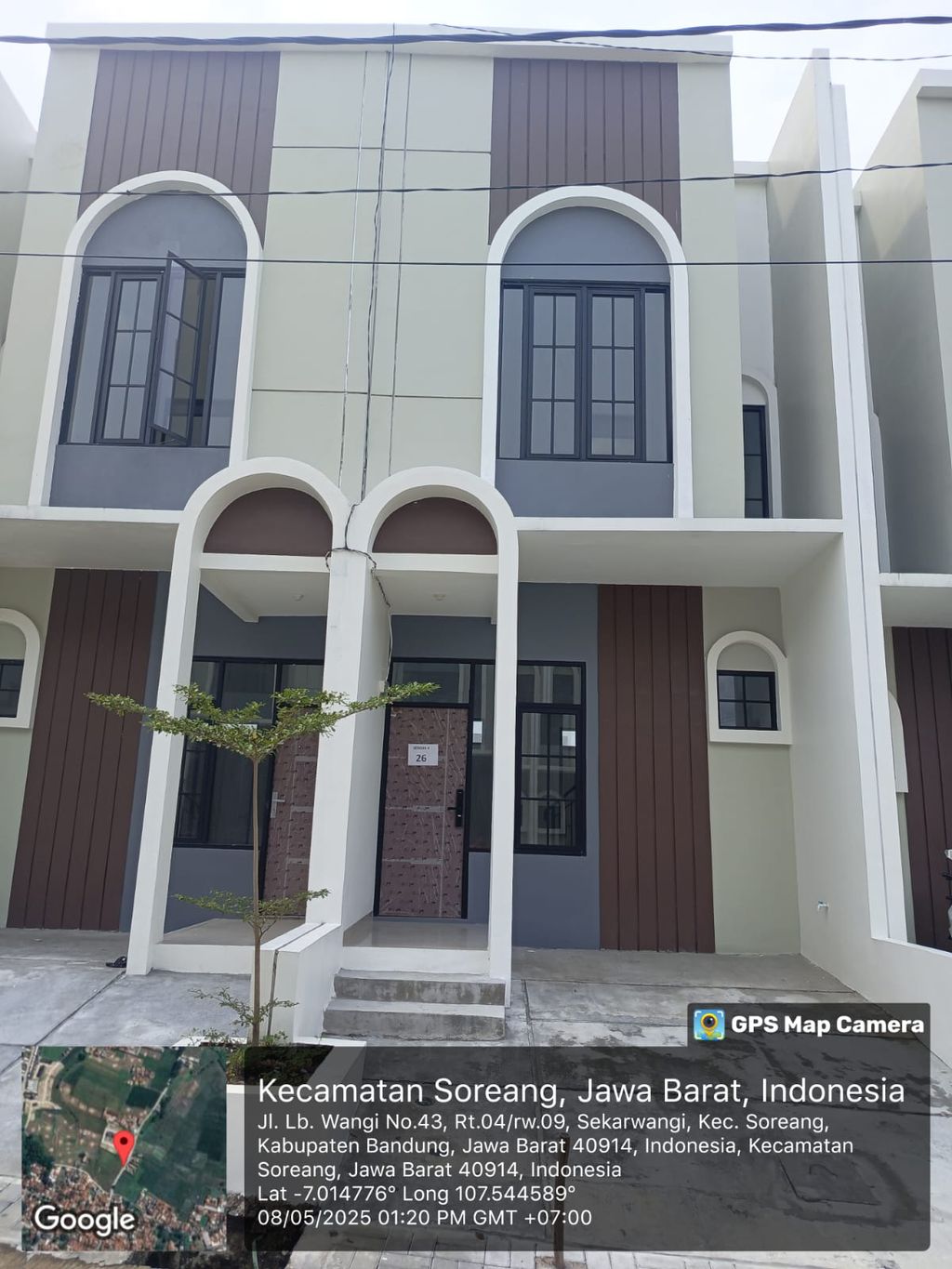 foto tampak rumah tipe 50 Compact 3 Kamar HC (560) perumahan Seroja Home Residence 4