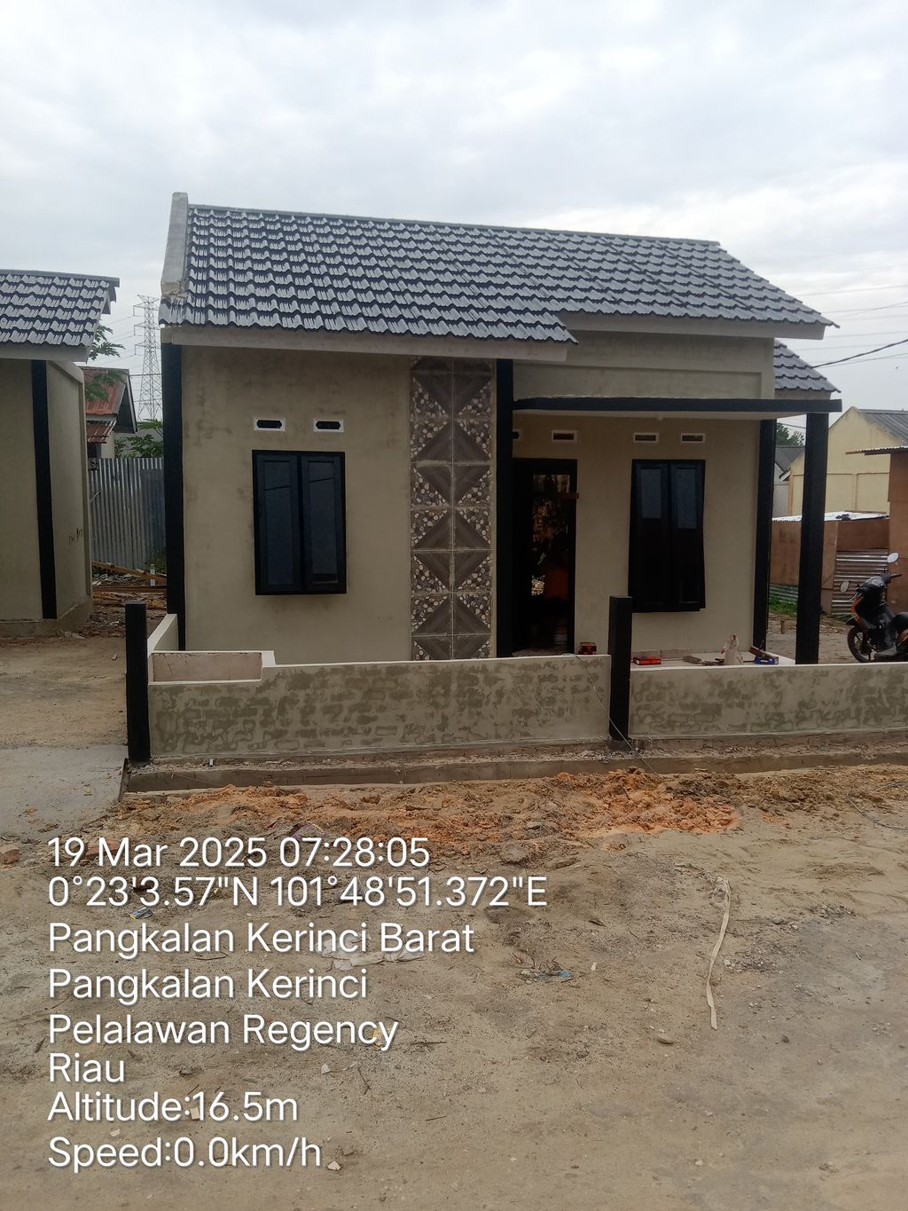 foto tampak rumah tipe 36 perumahan ANUGRAH RESIDENCE