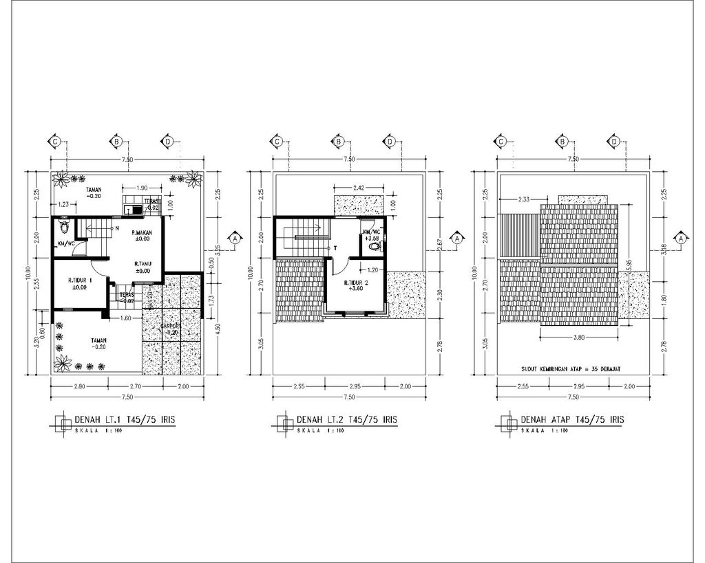 foto denah rumah tipe IRIS (10) perumahan Mandiri Residence