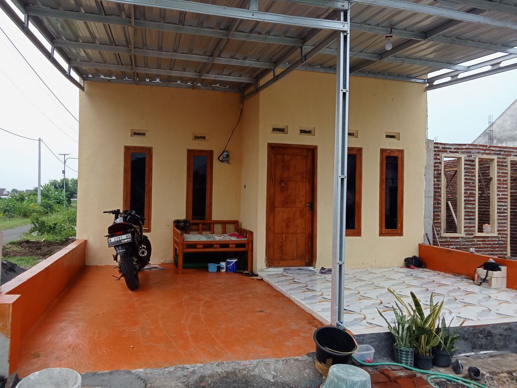 foto tampak rumah tipe 36 perumahan Green Madani 3