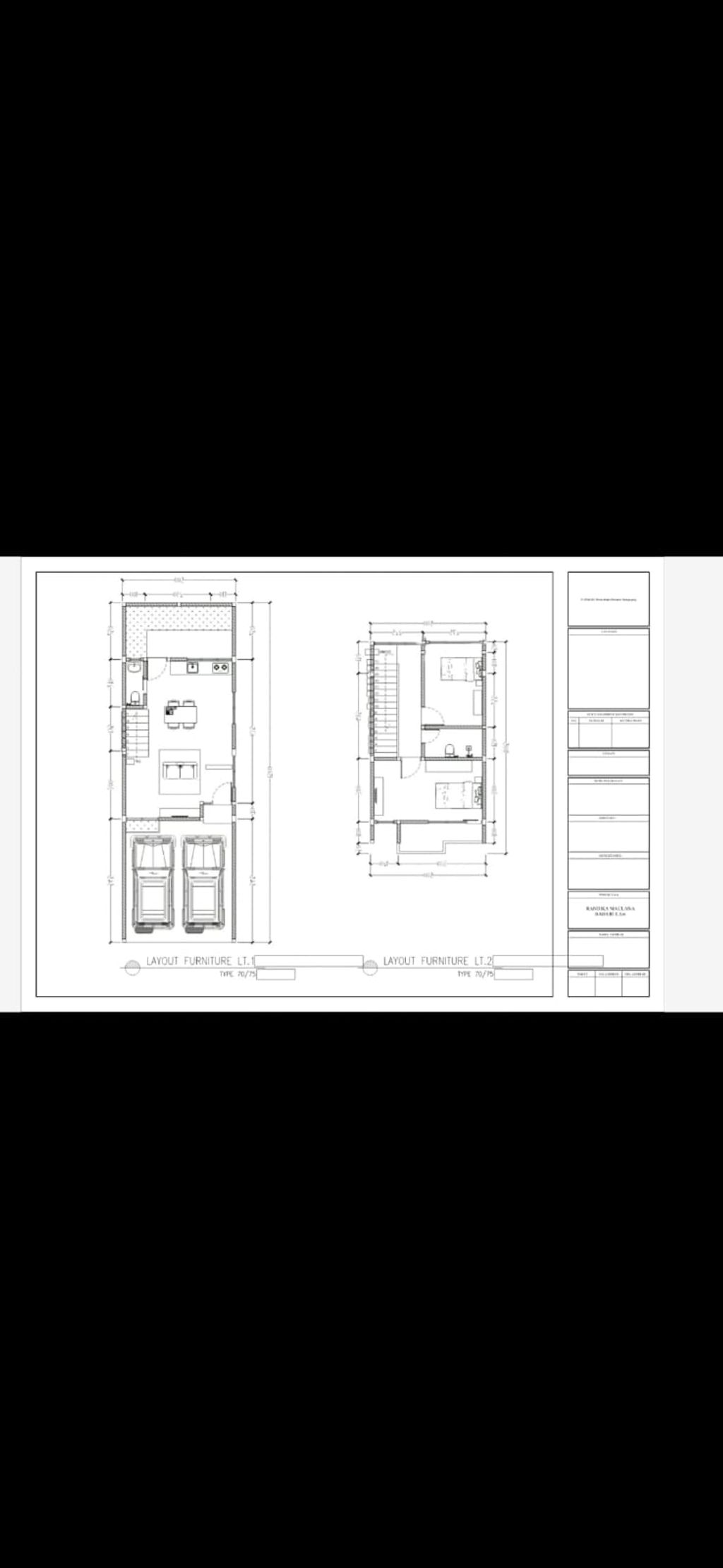 foto denah rumah tipe 77 perumahan Bella Casa Residence