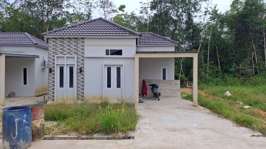 foto tampak rumah tipe Rumah Subsidi perumahan Abadi Residence New