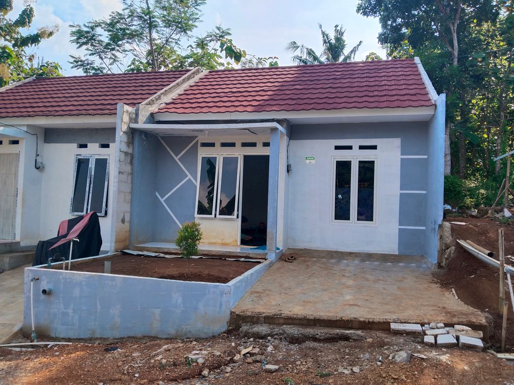 foto tampak rumah tipe BLOK A06 32/66 perumahan CIMALATI INDAH RESIDENCE