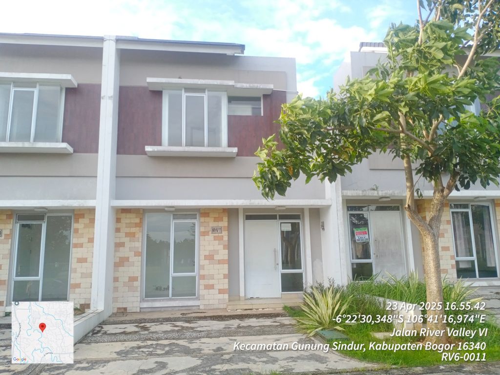 foto tampak rumah tipe NRV6-11 perumahan SERPONG NATURA CITY