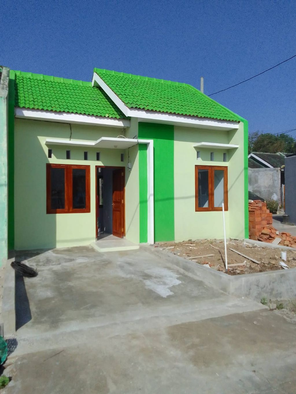 foto tampak rumah tipe 26/101 (166 jt) perumahan Graha Sejahtera Gentan