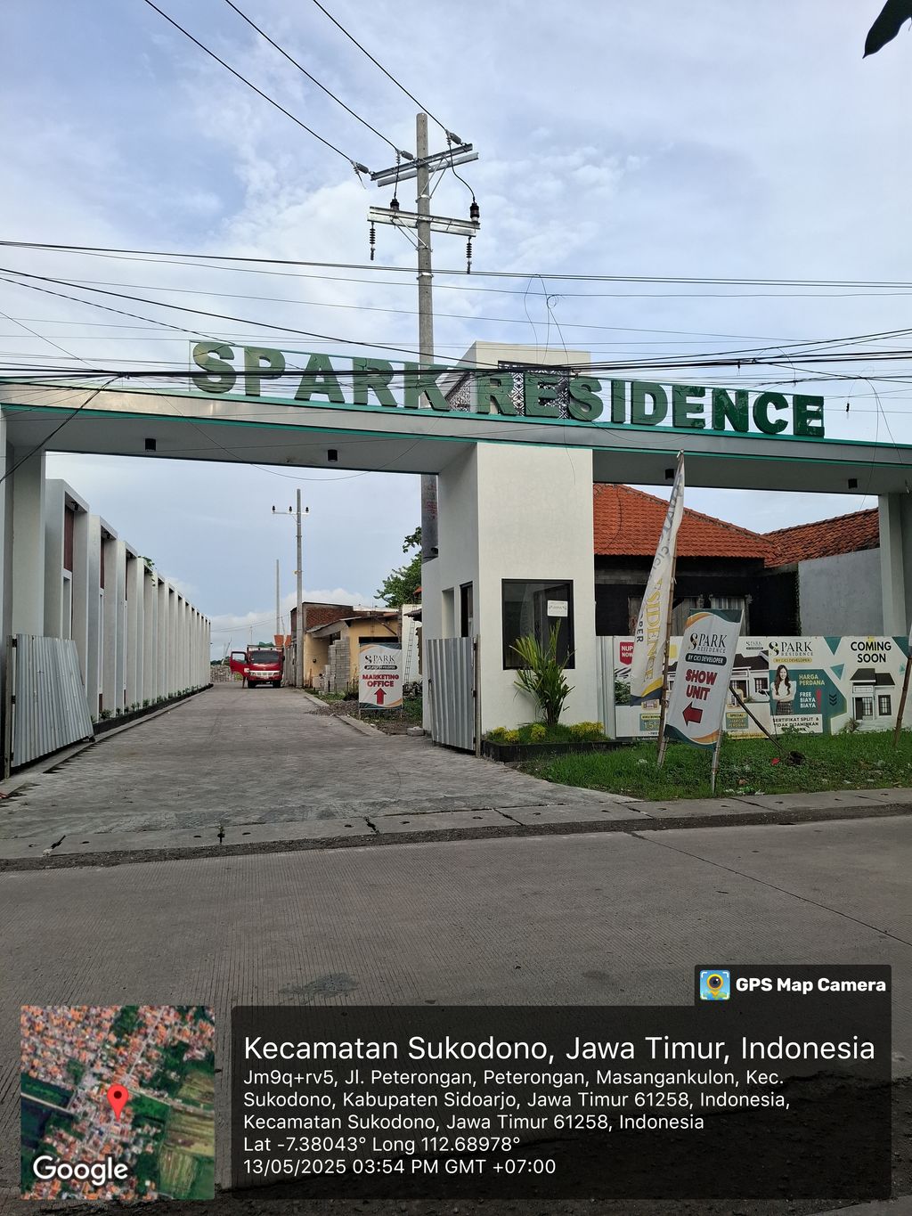 foto gerbang perumahan Sukodono Park Residence