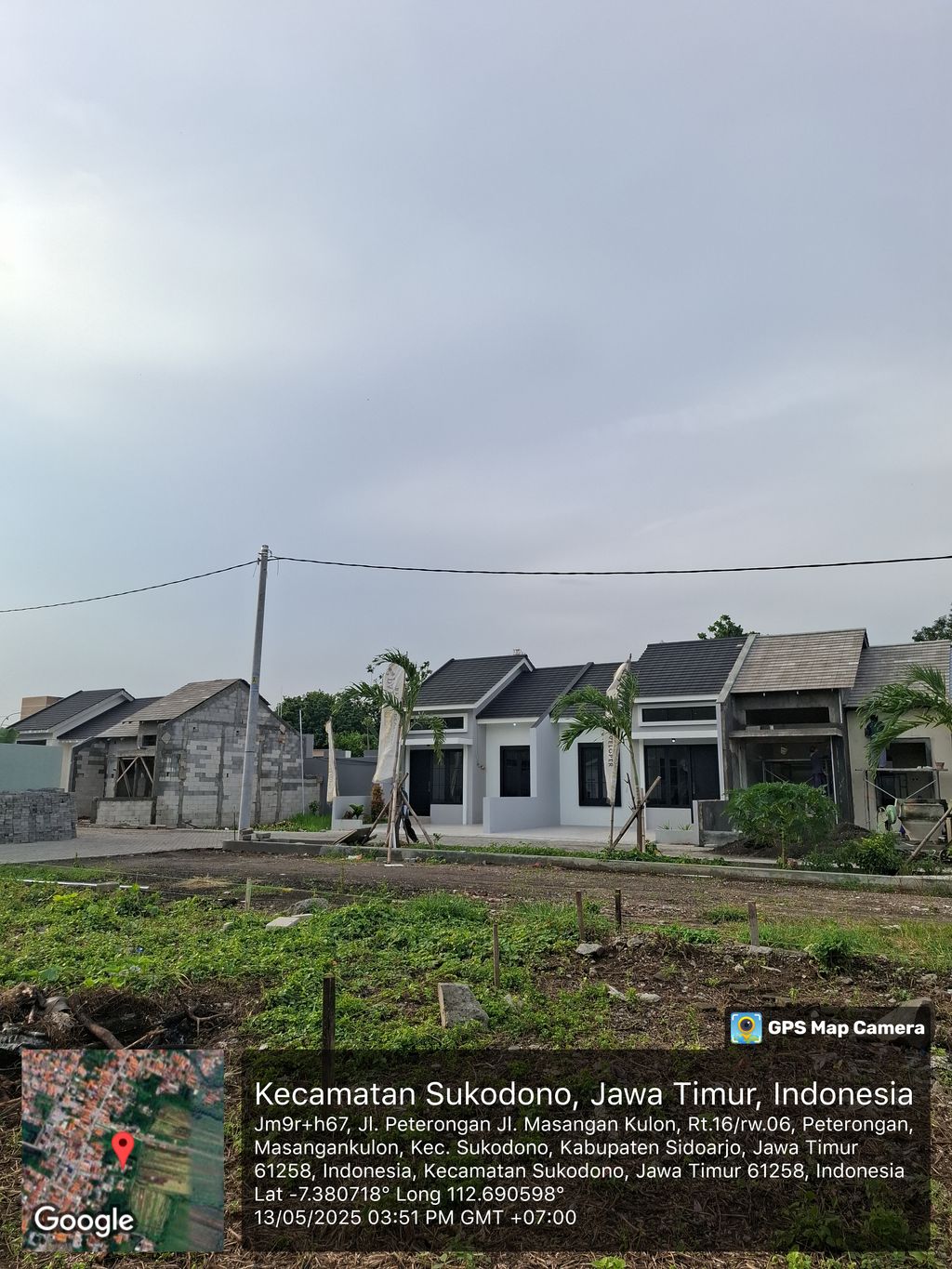 foto posisi tengah perumahan Sukodono Park Residence