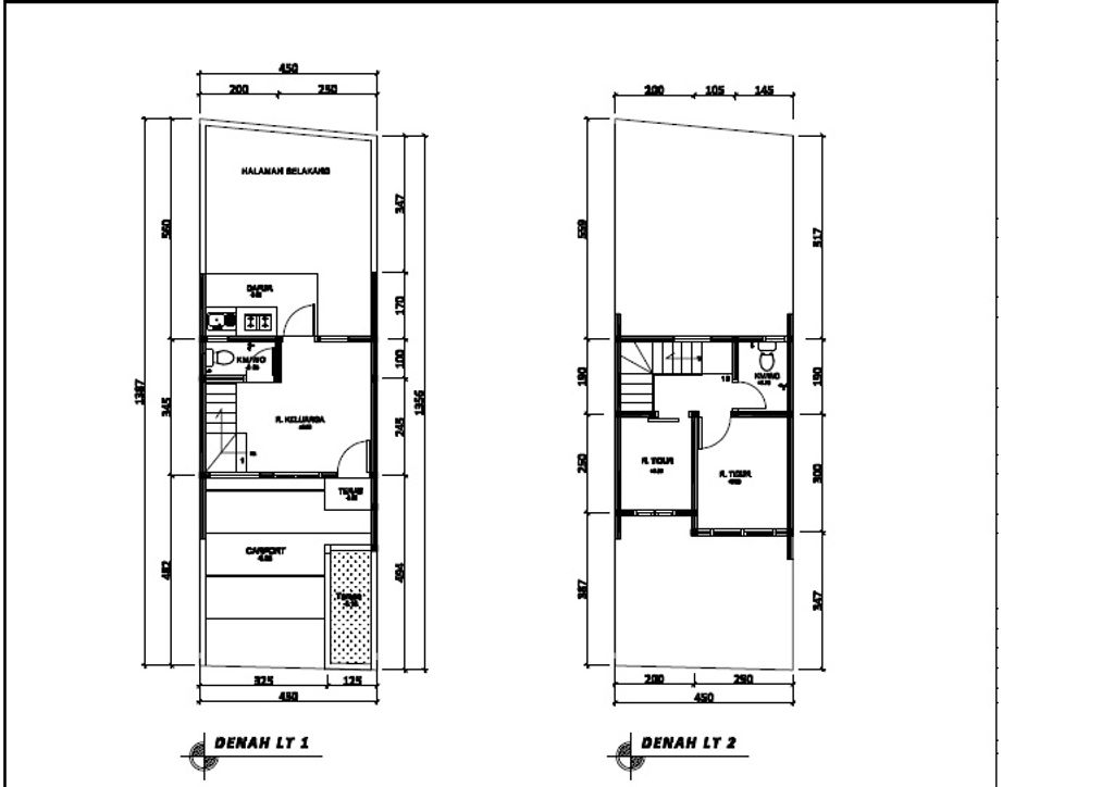 foto denah rumah tipe 35 Compact High Ceiling (2KT) (422) perumahan Seroja Home Residence 4