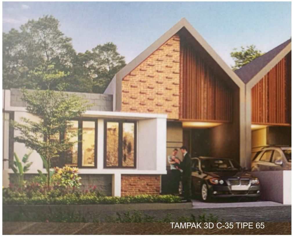 foto tampak rumah tipe T. 65/143 perumahan Perumahan AUSTINVILLE Tahap III