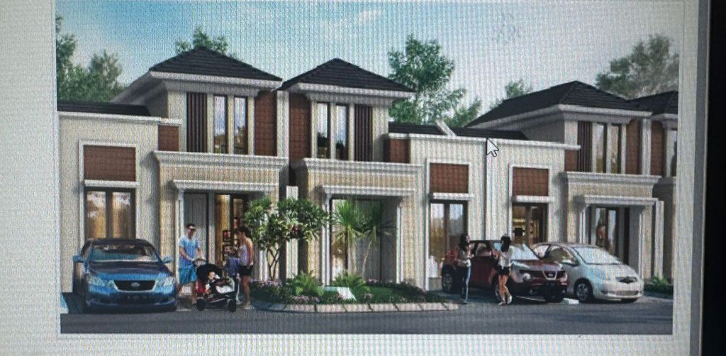 foto tampak rumah tipe FRESIA IRR perumahan CITRA RAYA - CLUSTER LUGANO ZA & ZB