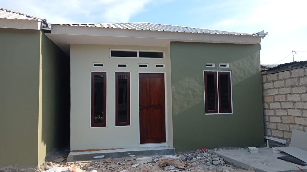 foto tampak rumah tipe 36 perumahan ALAK RESIDENCE