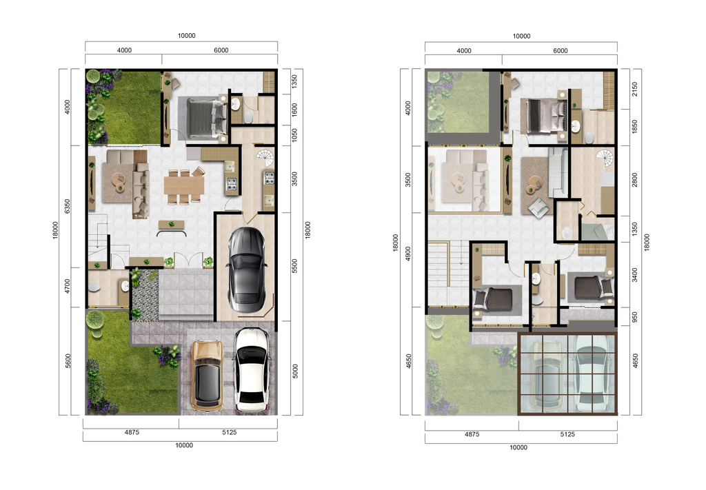 foto denah rumah tipe SPLENDOR B.12/01 - GHZ perumahan PERUMAHAN CITRA CITY SENTUL KAWASAN PREMIUM