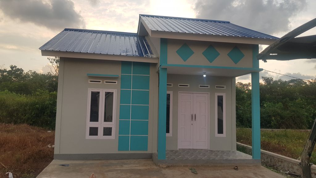 foto tampak rumah tipe 36 perumahan GRAND ANDIKA 17