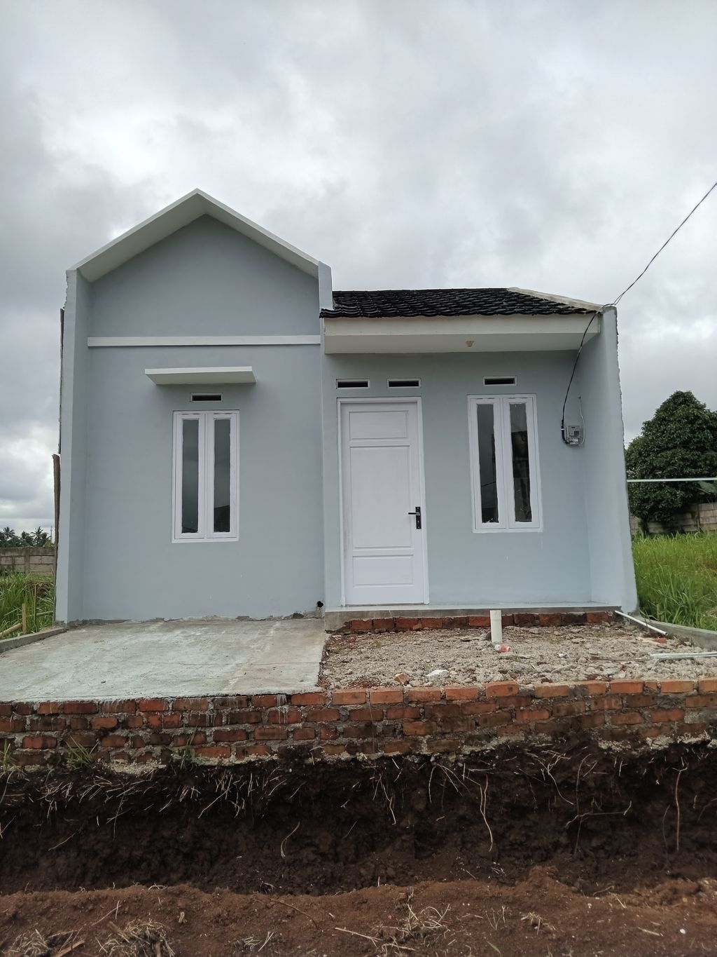 foto tampak rumah tipe Subsidi perumahan The Emerald Residence