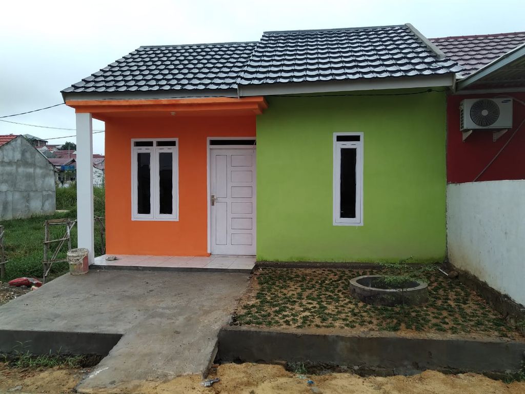 foto tampak rumah tipe 36 perumahan MAWAR ASRI