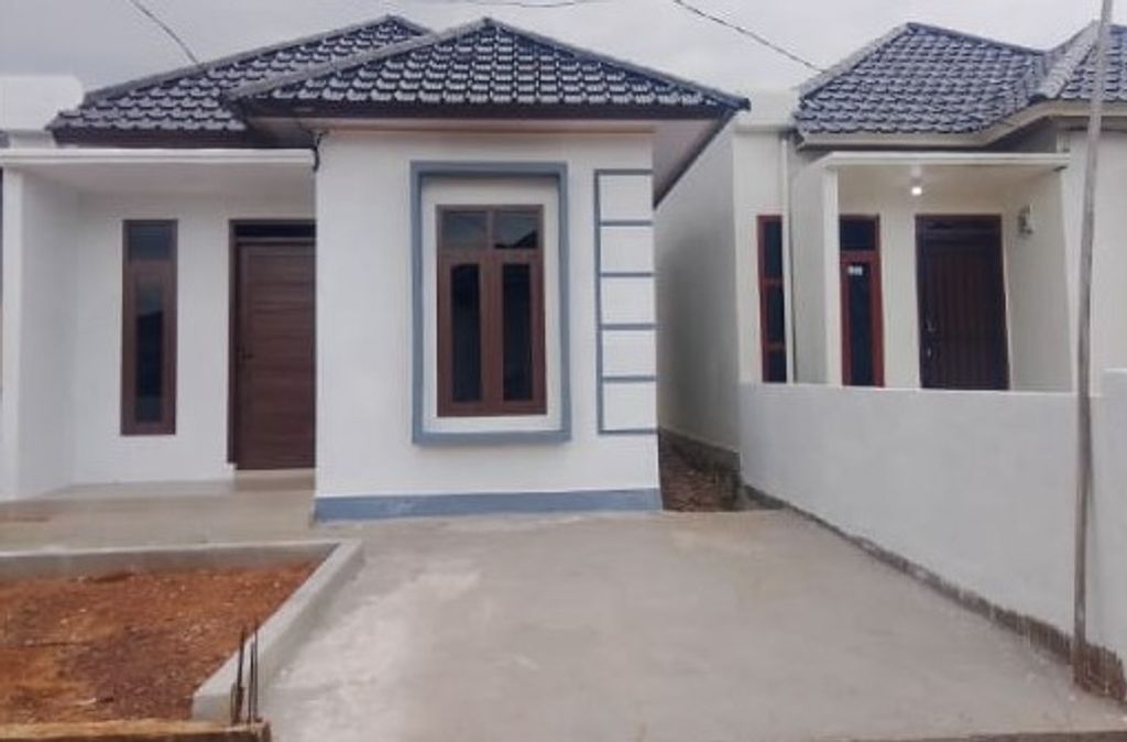 foto tampak rumah tipe 36 perumahan Hamzah Alfansuri Resident I