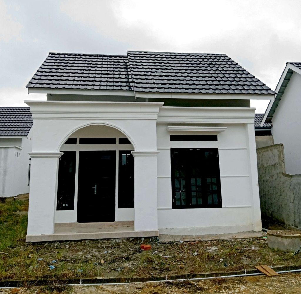 foto tampak rumah tipe 36 perumahan PURI RADJA