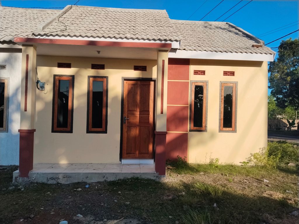 foto tampak rumah tipe Subsidi 36/72 M 166.000.000 perumahan PONDOK NONGKO RESIDENCE