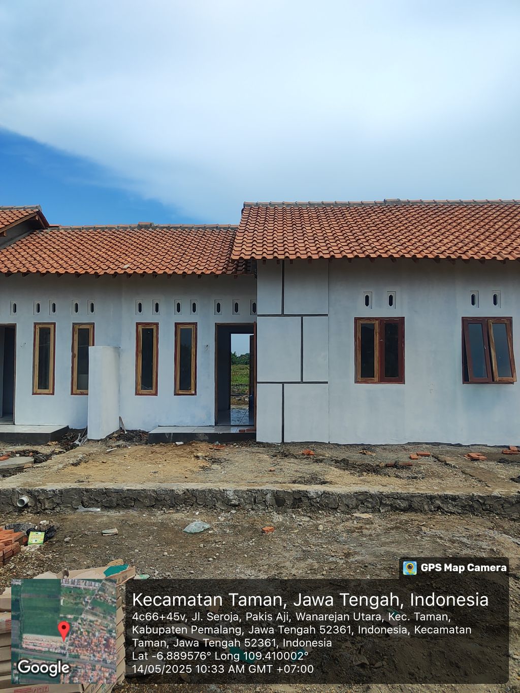 foto tampak rumah tipe 30 perumahan GRIYA OASE 9