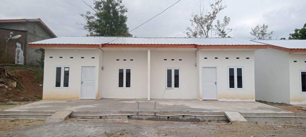 foto tampak rumah tipe 36/84 perumahan GRAND HILL RESIDENCE GOWA thp 2