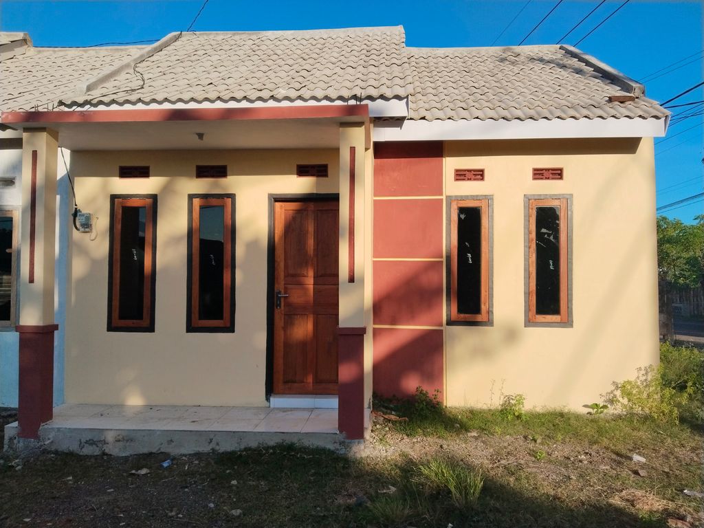 foto tampak rumah tipe Subsidi 36/68 M perumahan PONDOK NONGKO RESIDENCE