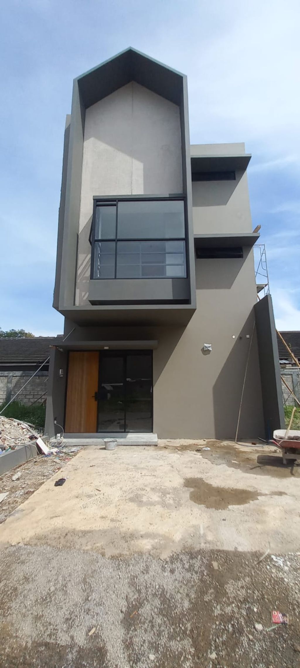 foto tampak rumah tipe 90 (B29) perumahan Kopo Harmonis Townhouse