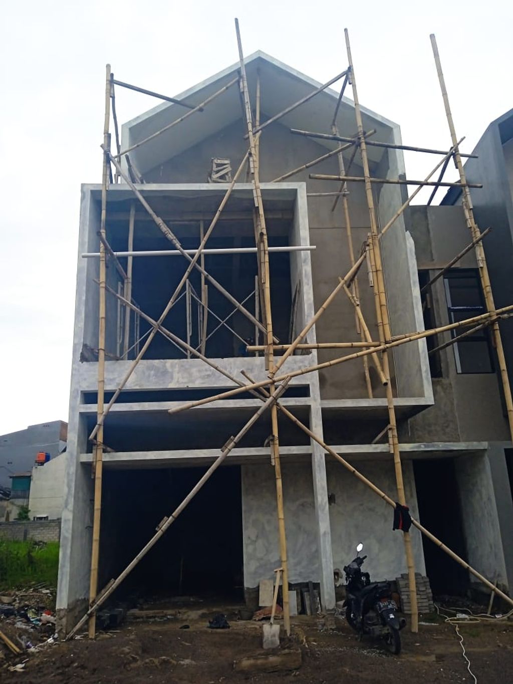 foto tampak rumah tipe 120 (A21) perumahan Kopo Harmonis Townhouse