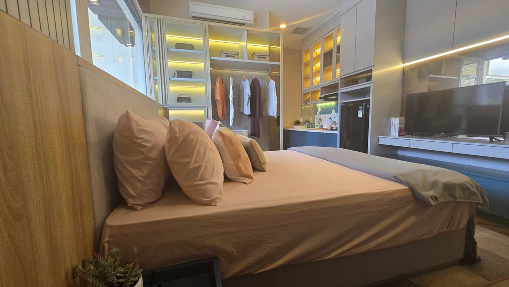 foto tampak rumah tipe STUDIO B perumahan Bintaro Plaza Residence Tower Breeze