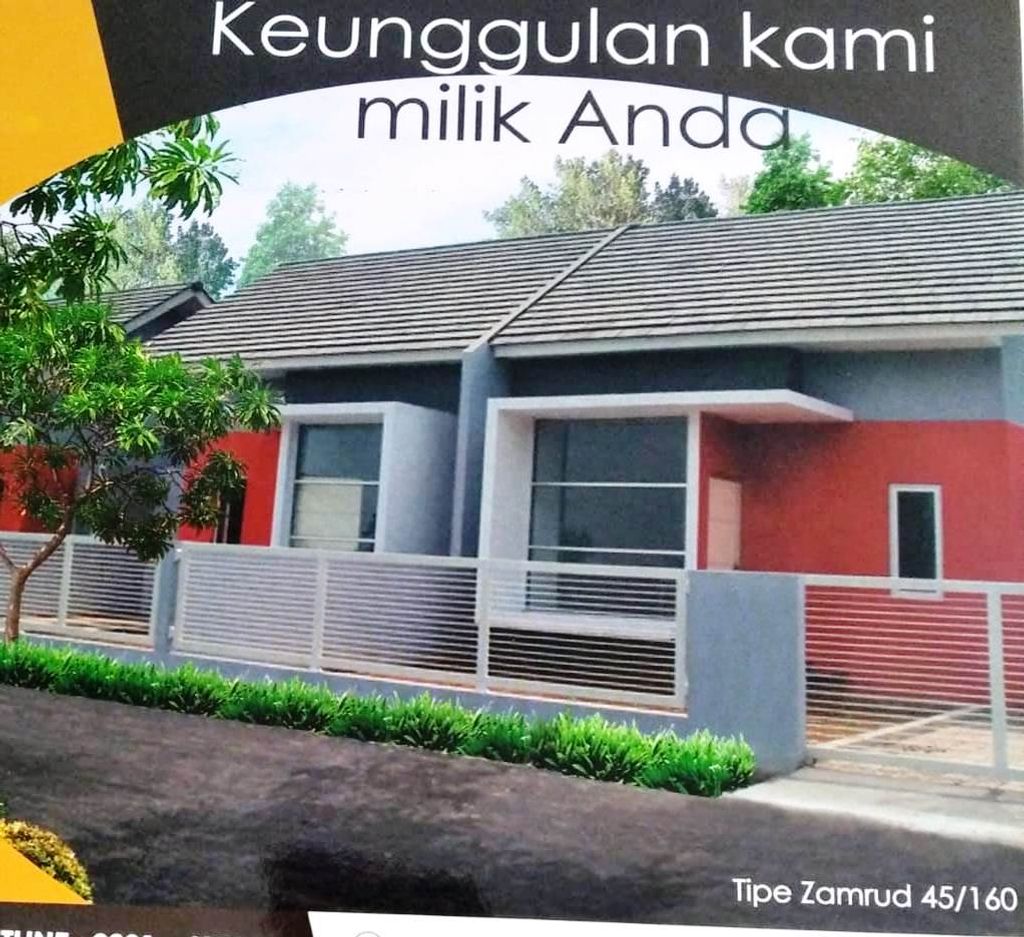 foto tampak rumah tipe 45/160 perumahan BUMI CIREBON ADIPURA