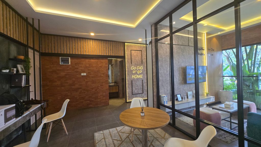 foto tampak rumah tipe COFFICE A perumahan Bintaro Plaza Residence Tower Breeze