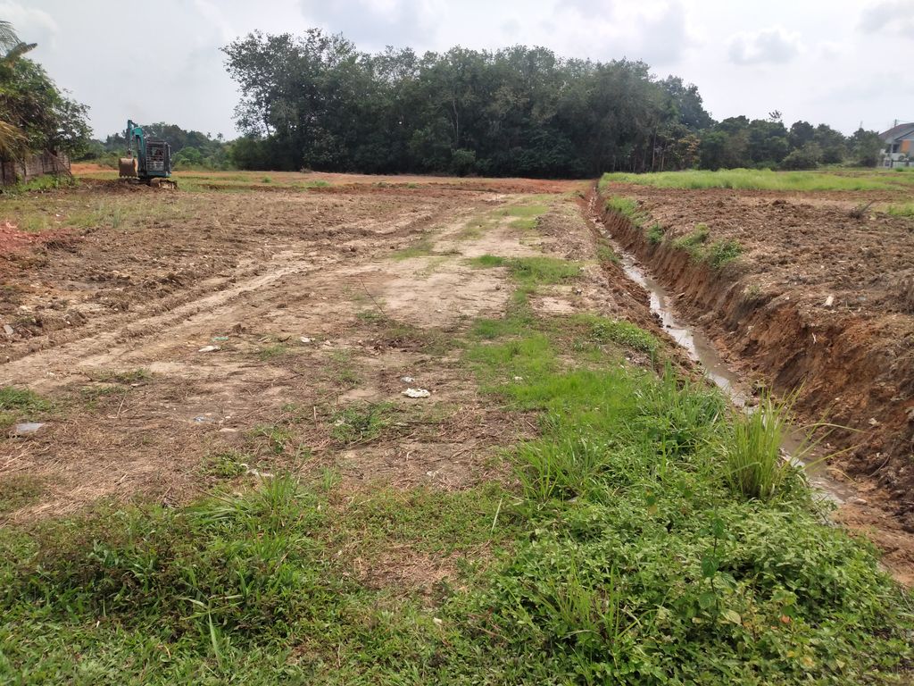 foto gerbang perumahan Cempaka Sisingamangaraja Residence