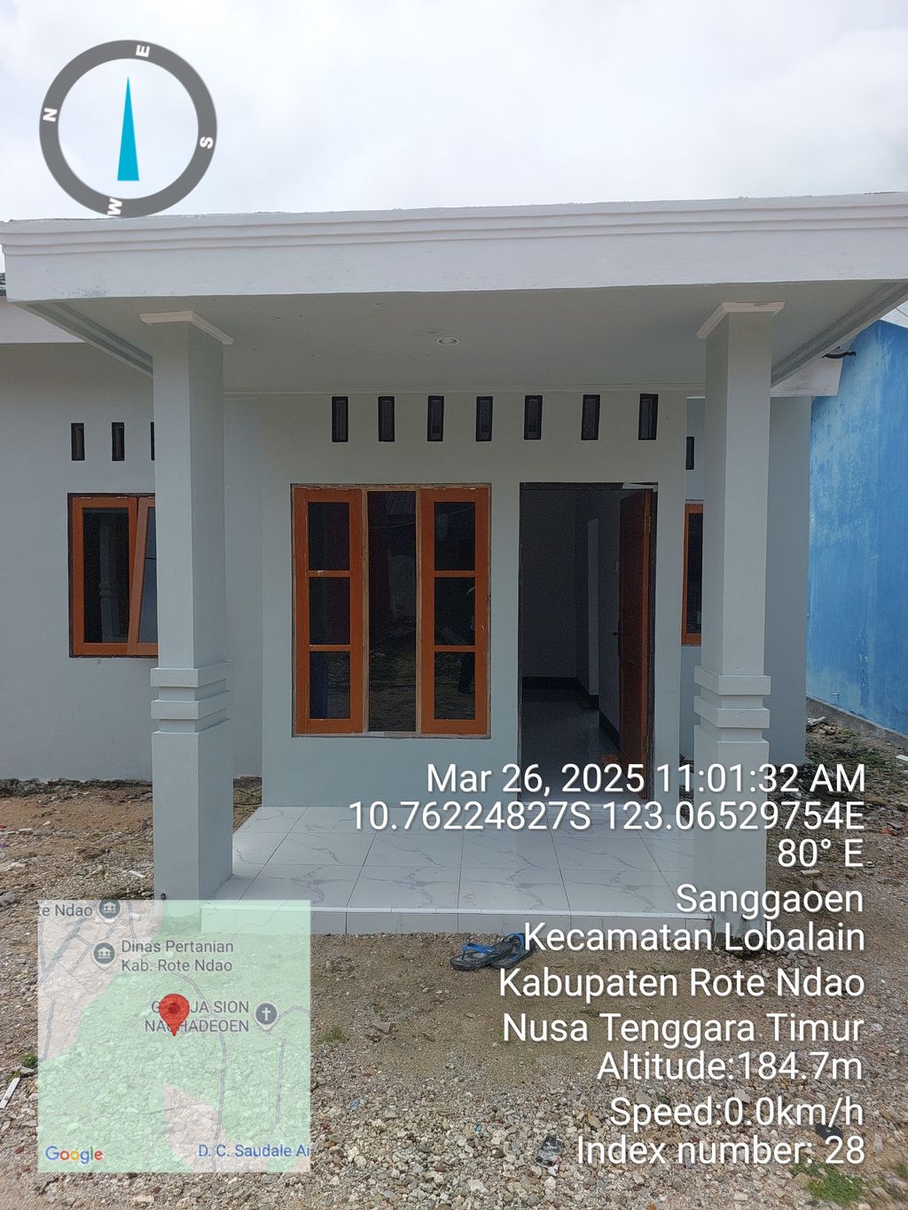 foto tampak rumah tipe subsidi perumahan Lekunik Residence 2