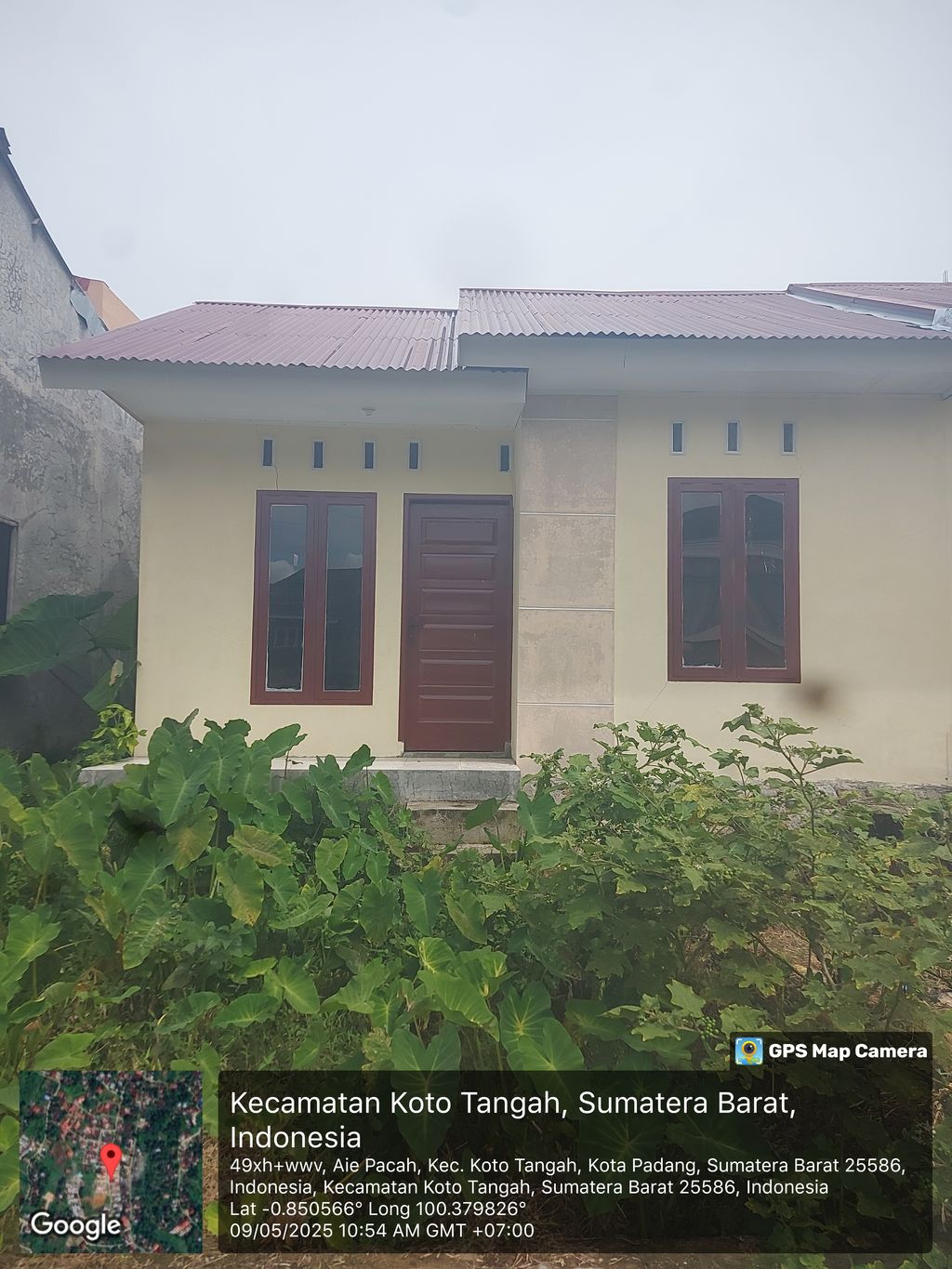 foto tampak rumah tipe 36/84 perumahan GRAHA INDAH ASRI