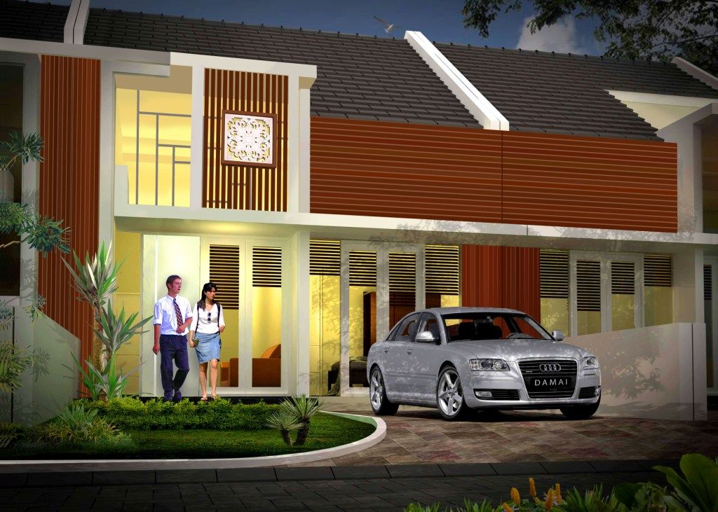 foto tampak rumah tipe Cenderawasih 72 (2025) perumahan BUMI DAMAI REGENCY