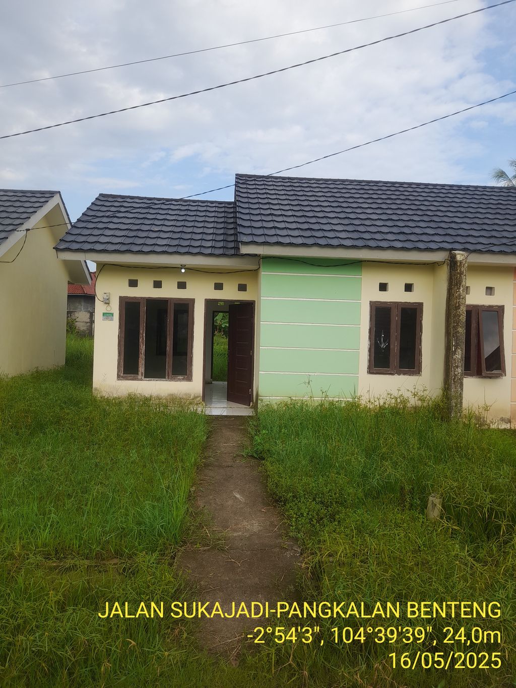 foto tampak rumah tipe 36 perumahan PERUMAHAN SUKAJADI RESIDENCE
